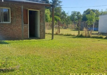 VENTA - TERRENO C/CASA DE 2 AMBIENTES A TERMINAR - ALDEA BRASILERA