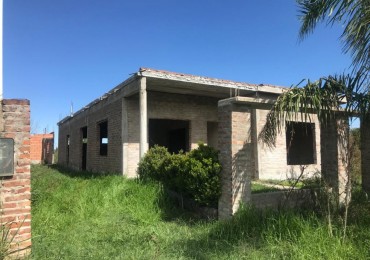 VENTA - CASA QUINTA O PERMANENTE A TERMINAR - SAUCE MONTRULL